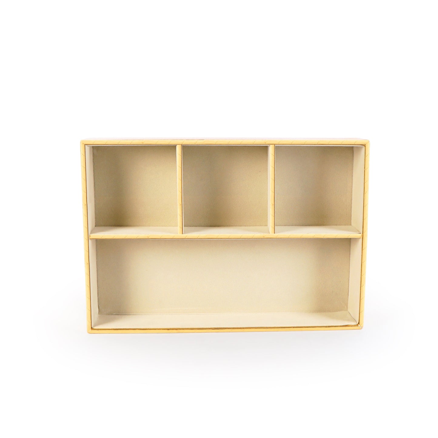 Jewellery Tray 4 partition - Gold