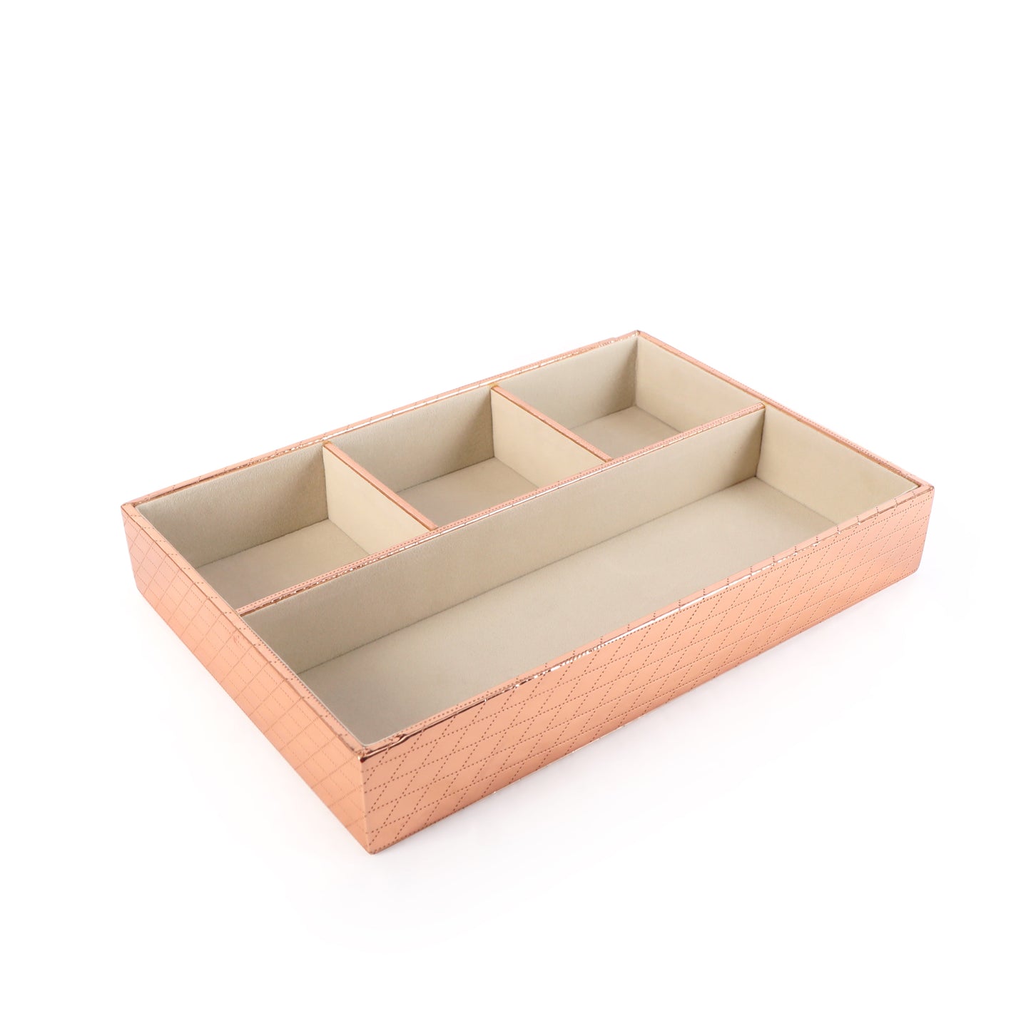 Jewellery Tray 4 Partition - Copper