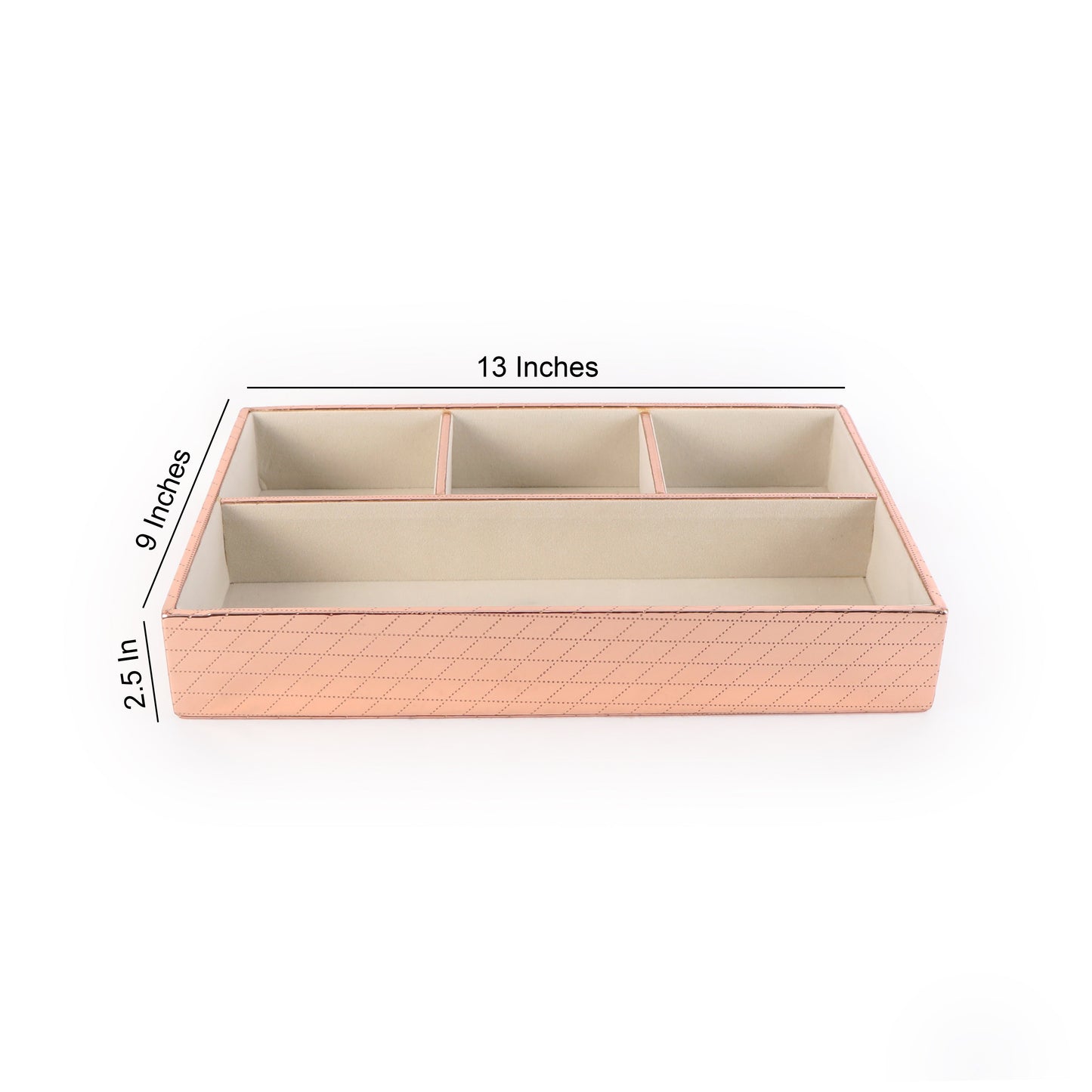 Jewellery Tray 4 Partition - Copper