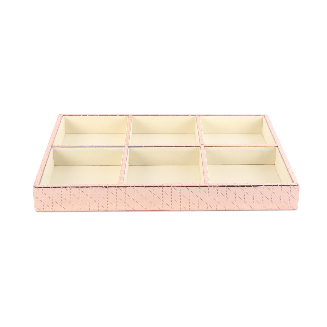 Jewellery Tray 6 Partition - Copper