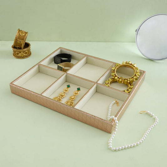 Jewellery Tray 6 Partition - Copper